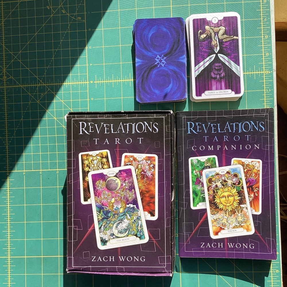 Revelations Tarot Deck & Guidebook Spirituality Retro Gifts Hippie Boho Art